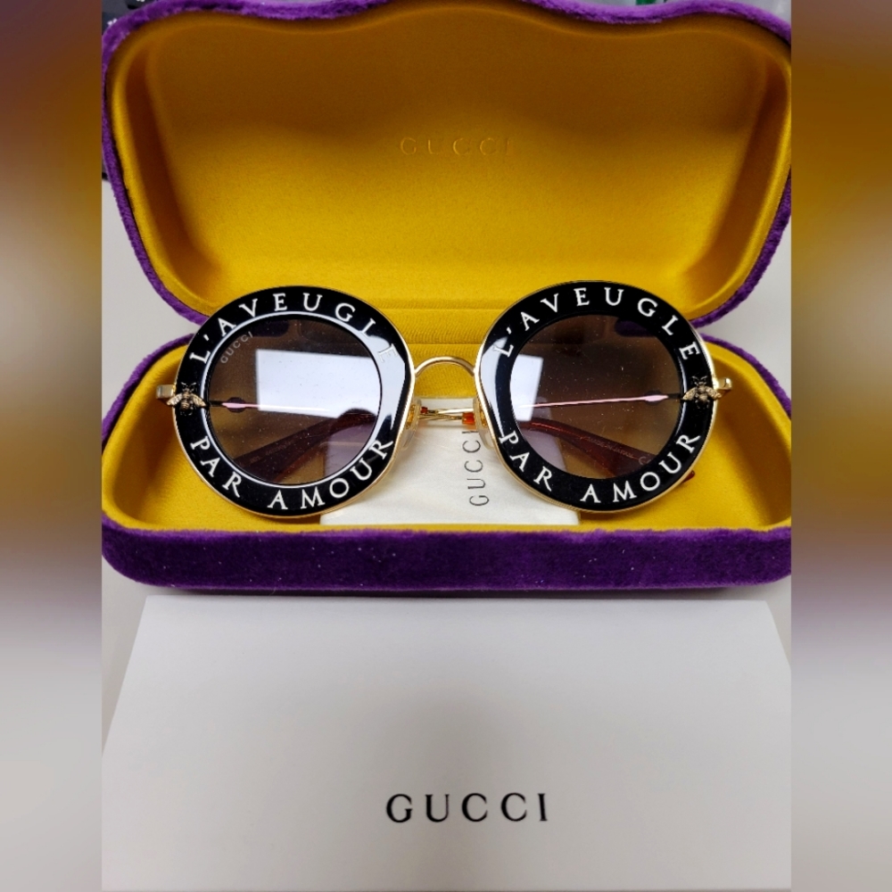 Gucci Women's Round Sunglasses